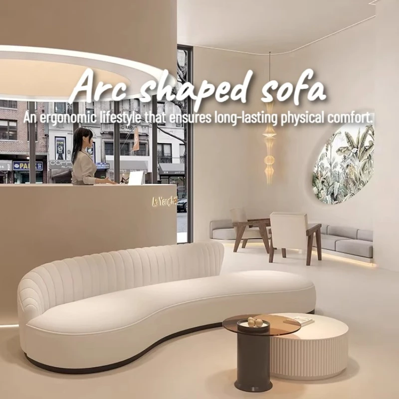 

Minimalist Fashion Sofa House Decoration Luxury Modern Shaped Sofa Full Size Frame Chairs For Living Room Hotel Couch Furniture