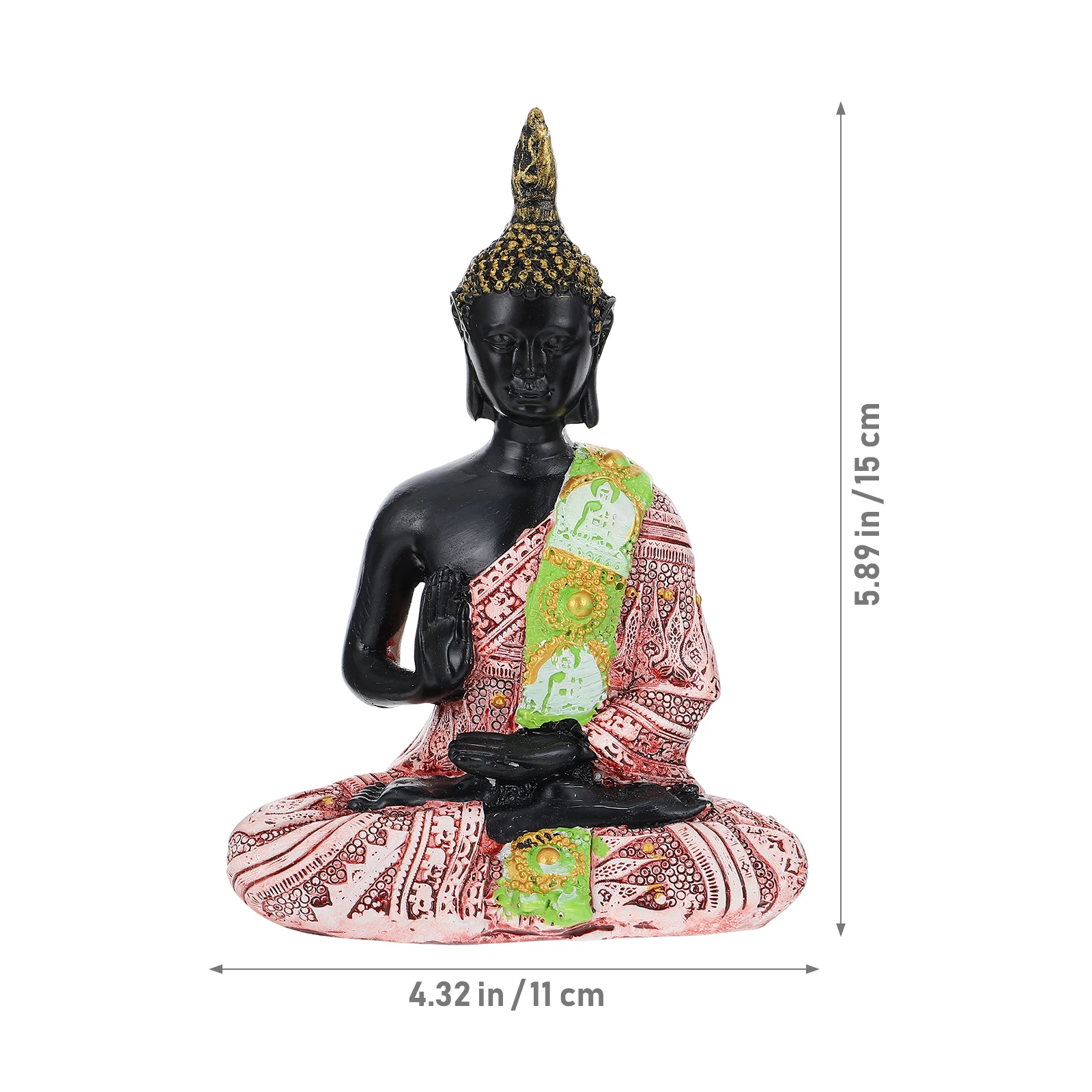 

Resin Bodhisattva Statue Decorative Sculpture Home Office Ornament Material Meaningful Indoor Outdoor Safe Desktop