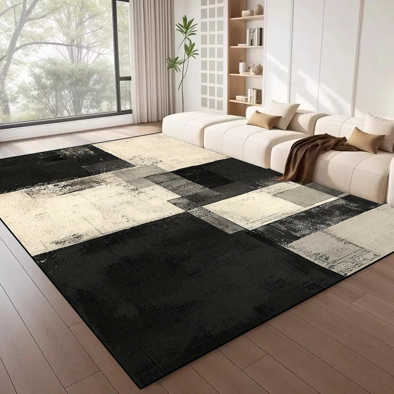 Modern Light Luxury Large Carpet Living Room Decoration Home Non-slip Rugs Comfortable Soft Bedroom Bedside Floor Mat Lounge Rug