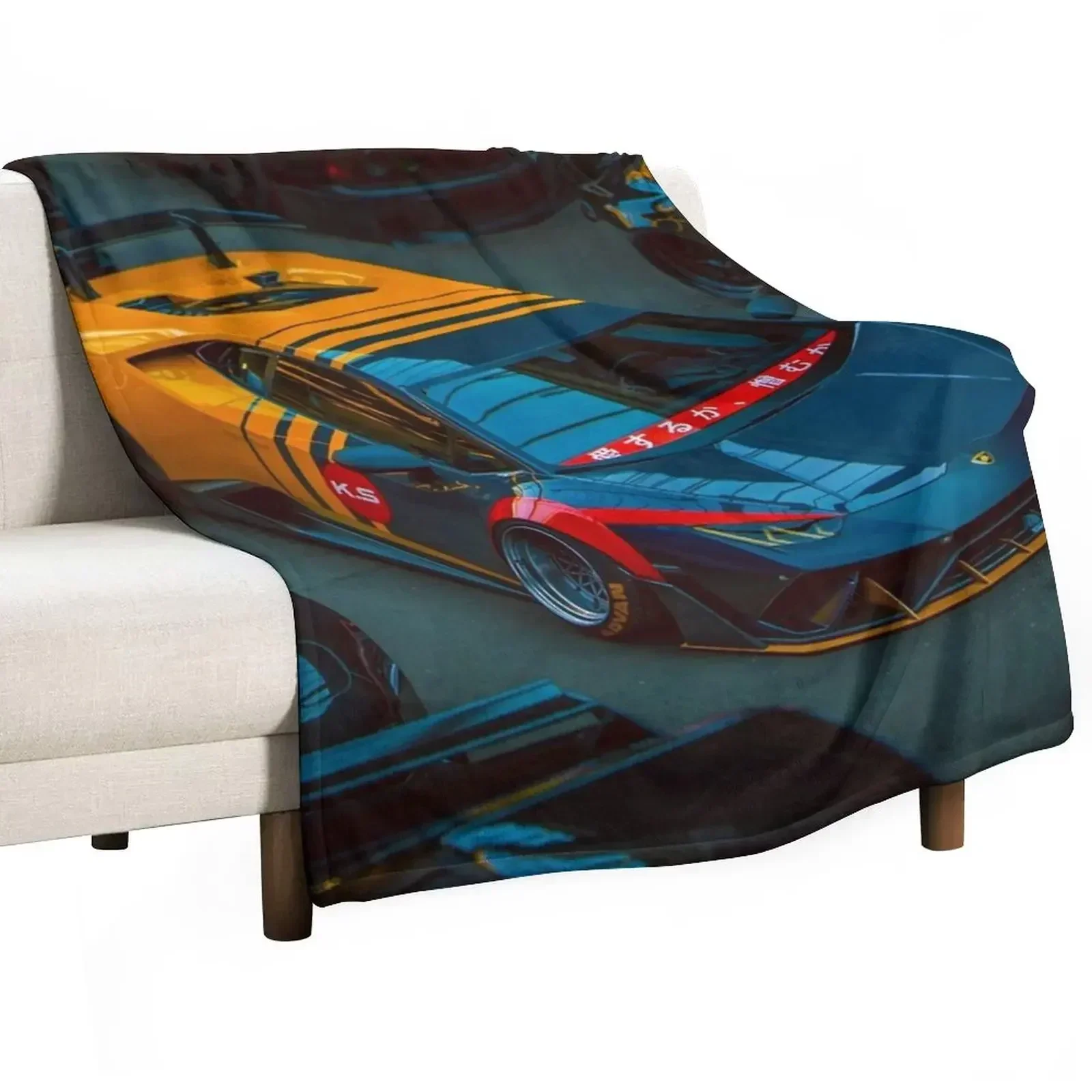 Lambo JDM Throw Blanket Beautifuls Comforter Weighted Blankets