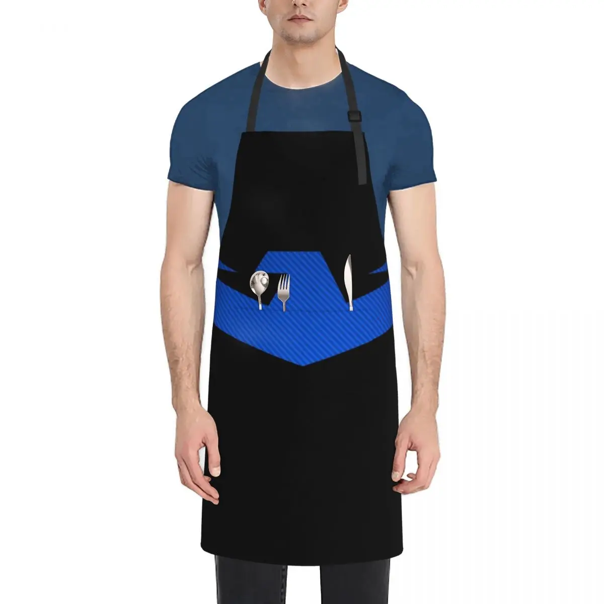 Nightwing - Carbon Fibre Apron Women Kitchen work ladies Woman Kitchens Novelties Kitchen And Home Apron