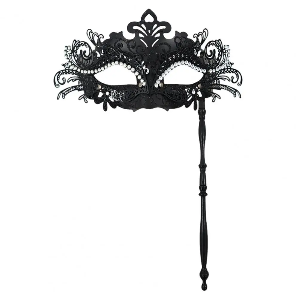 Maschera per travestimento Eleganti maschere per travestimento veneziano per donne Uomini Maschere in metallo per feste fantasia con strass per balli di fine anno Mardi