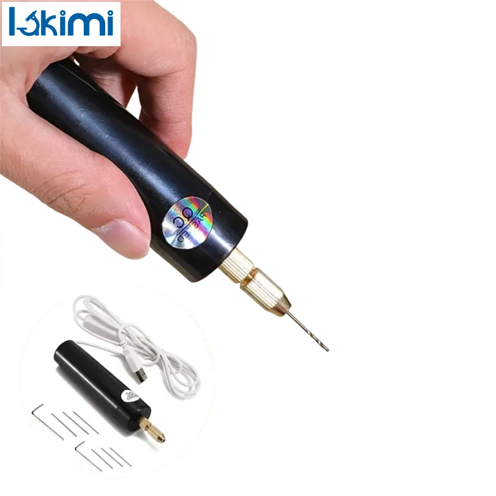 

Мини-электрическая дрель USB, ручной инструмент для изготовления ювелирных изделий из эпоксидной смолы своими руками и гравировки по дереву LK-AA27