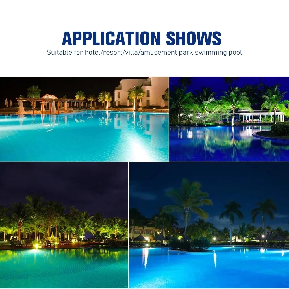 12W LED subacqueo sommergibile luce per piscina lampada da notte Smart APP RGB con faretto da giardino esterno impermeabile Controlle