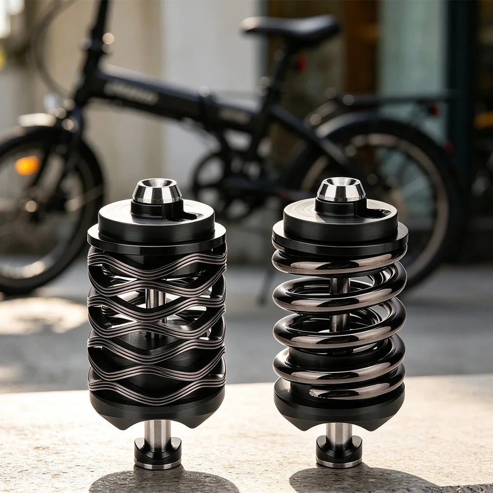 Amortecedor de Choque para Bicicleta Dobrável Brompton T/P-Line, Suspensão Traseira NEO Upgrade, Estilo Ripple/Spring