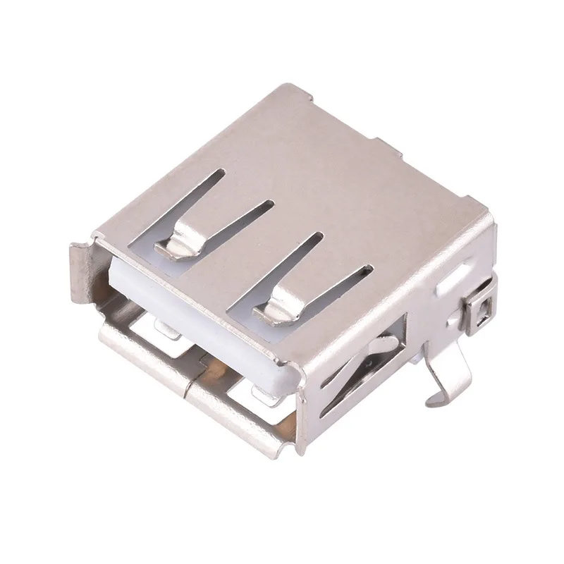 10Pcs USB 2.0 Type A Standard Port Female Solder Jacks Connector PCB Socket USB-A type