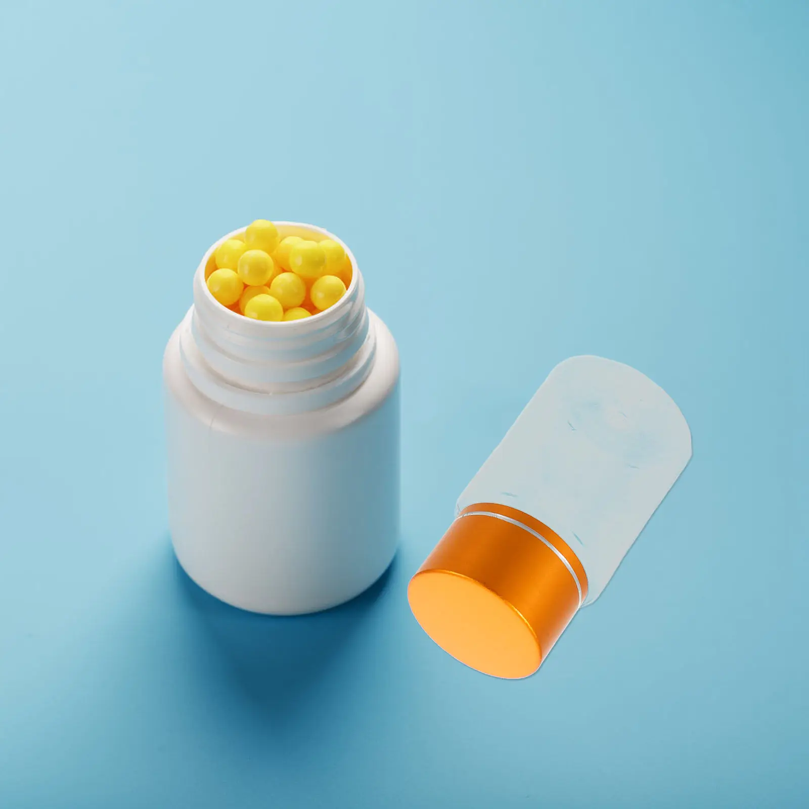 

20Pcs 20Ml Clear Pill Bottle Portable Airtight Plastic Medicine Container Leakproof Small Round Bottle for Tablets Powder DIY