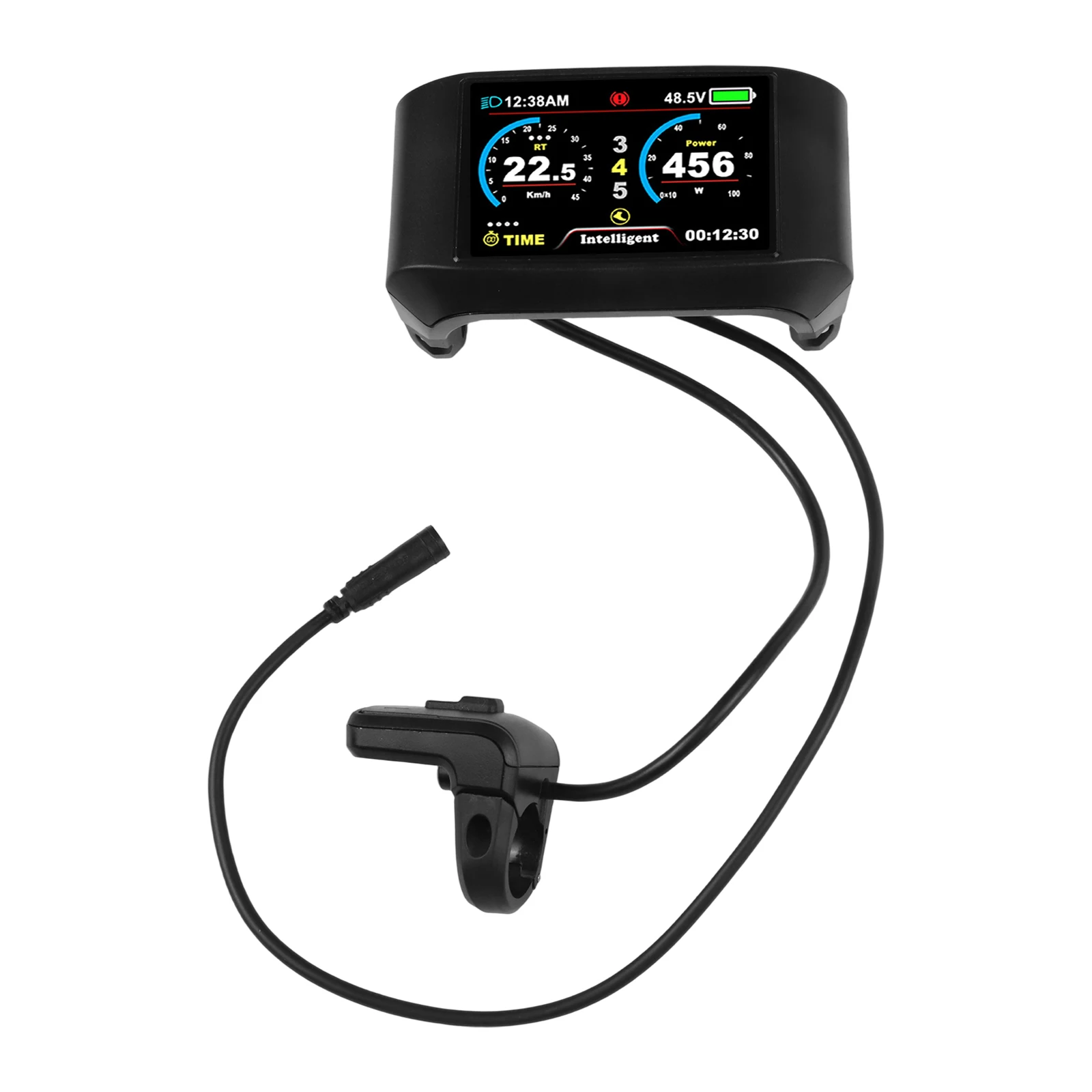 

750C TFT цветной дисплей для bafang EBIKE BBS01 BBS02 для двигателя G320 UART, многофункциональный одометр и указатели скорости