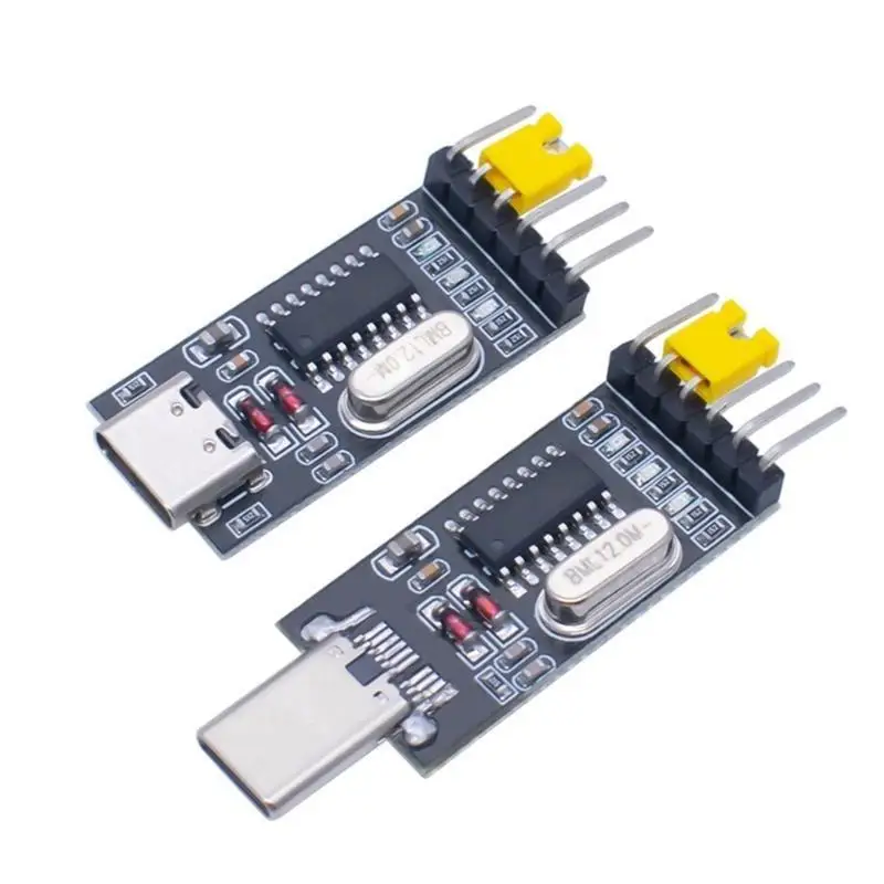 

652F 5Pcs USB To Serial Adapters With CH340G Chip USB C to Serial Port Module