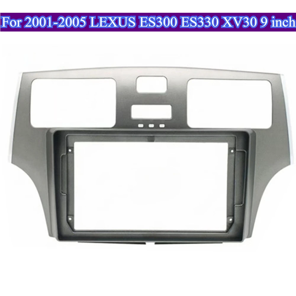 

For 2001-2005 LEXUS ES300 ES330 XV30 9''Radio Frame Car Frame Adapter Fit Android GPS MP5 Fitting Panel Kit Attractive Durable