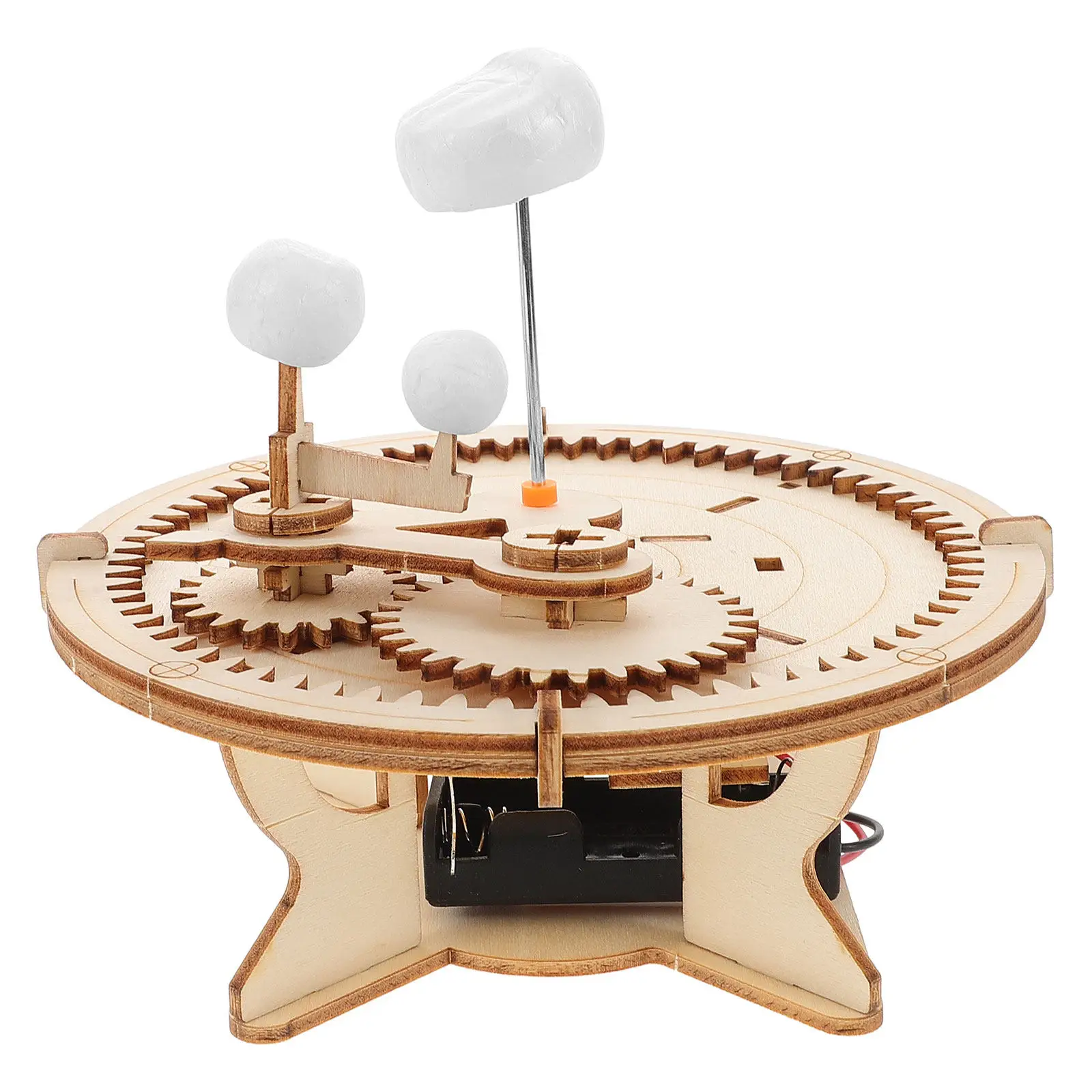 DIY Solar System Assembly Wooden Puzzle Kit for Science Exploration Astronomy Geography Learning Project Puzzles Building