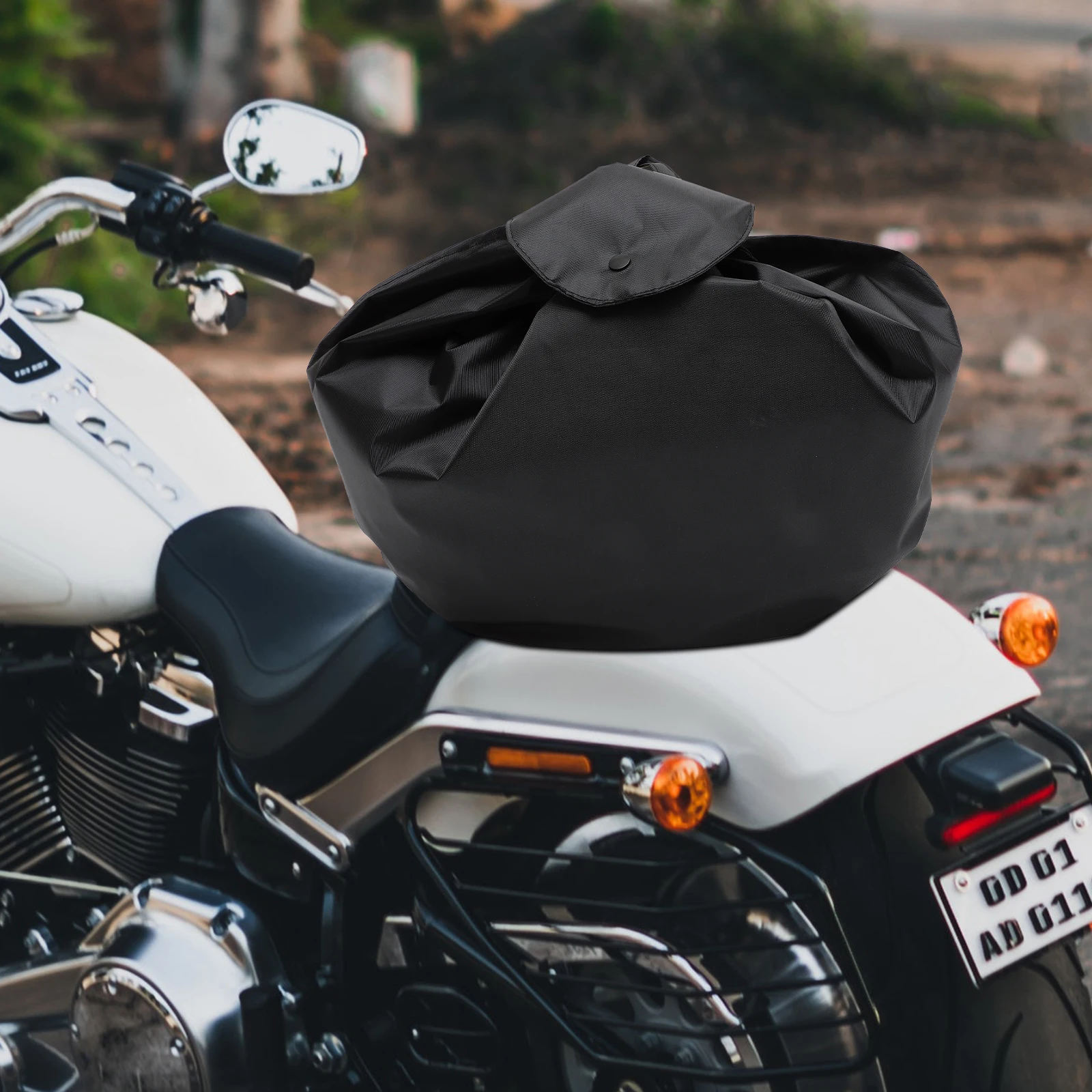 

Large Capacity Bag Motorcycle Carrier Waterproof Storage Pouch Lightweight Durable Organizer Portable Design