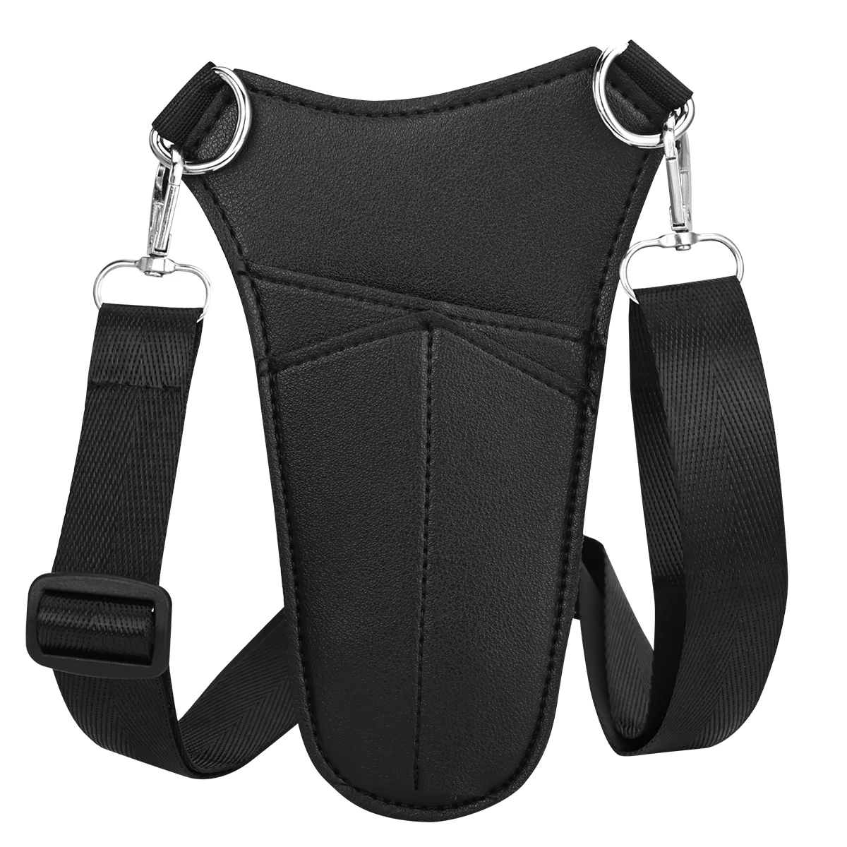 PU Leather Barber Scissor Waist Holster, Adjustable