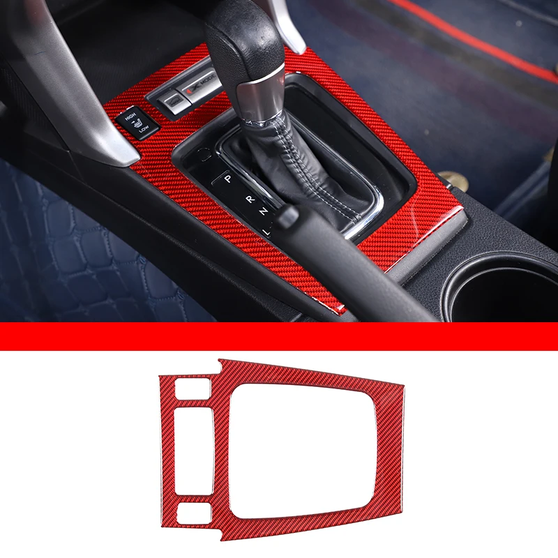 

For Subaru Forester 2013-2018 Soft Carbon Fiber Car Center Shift Panel Sticker Auto Interior Accessories