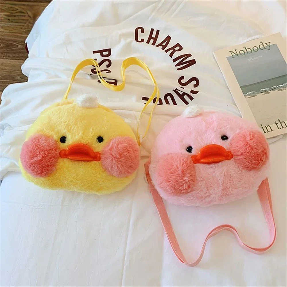 

Cute Lalafanfan Duck CrossBody Shoulder Bag Coin Purse Wallet Plush Toys Animals Doll Kids Children Girls Boys Gifts