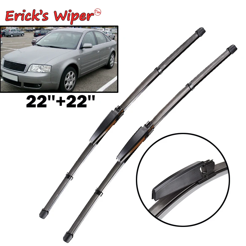 Erick's Wiper LHD Front Wiper Blades For Audi A6 C5 4B 1997 - 2004 Windshield Windscreen Window Rain Brushes 22