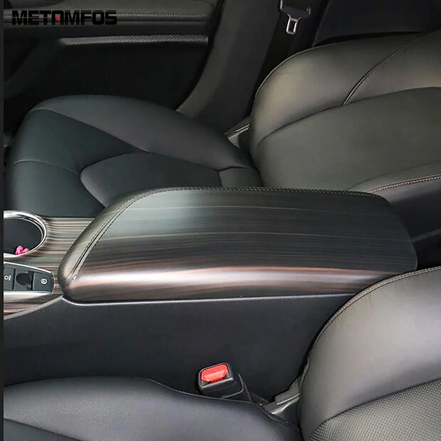 For Toyota Camry 2018-2022 2023 Carbon Fiber Center Console Armrest Box Storage Box Cover Trim Interior Accessories Car Styling