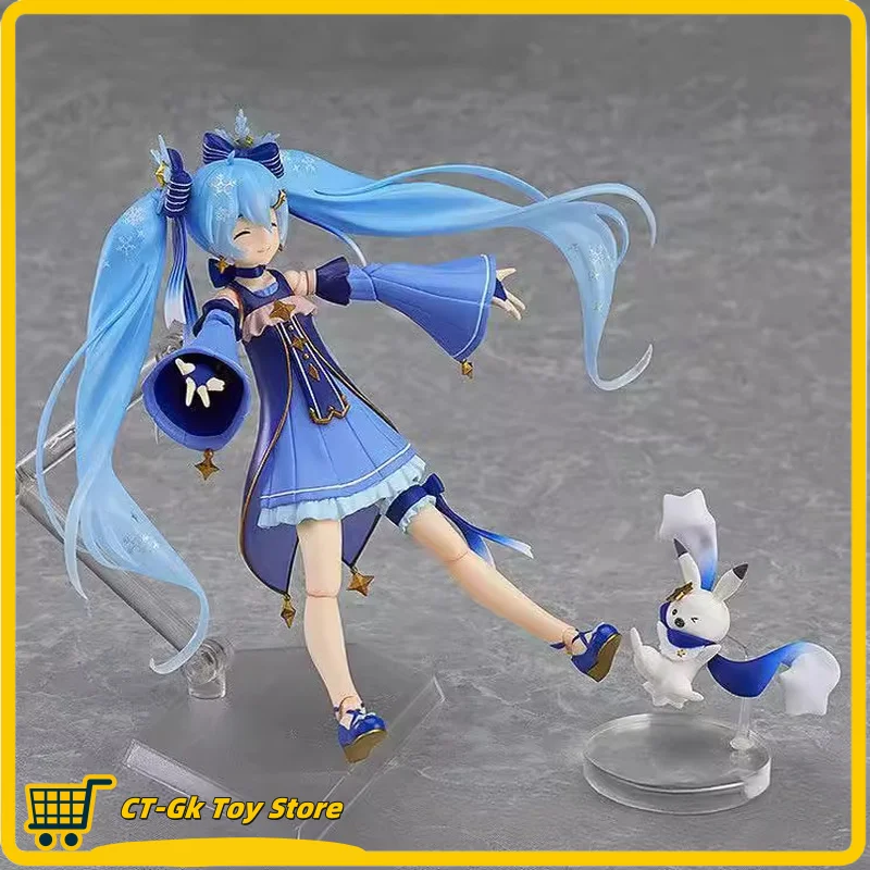 Kawaii Hatsune Miku Action Figure Starry Sky Snow Cartoon Cute Pvc Model Toys Collection Ornament Gifts Birthday Gift Desktop Gk