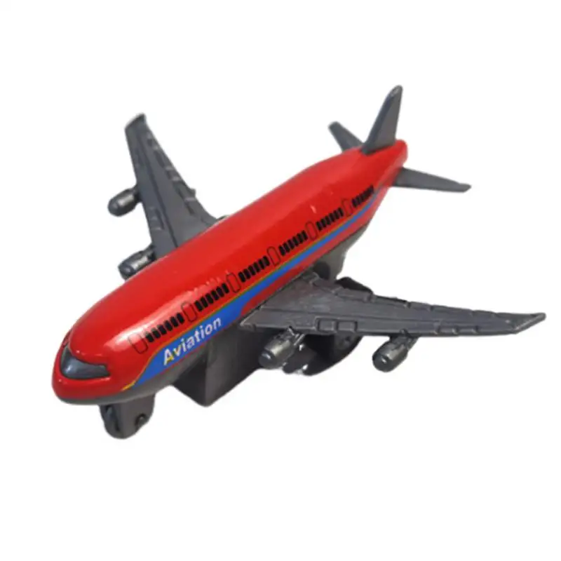 Pull Back Plane For Kids Inertia Simulation Alloy Plane Model Realistic Design Parties Favors Plane Toys For Home Outdoors