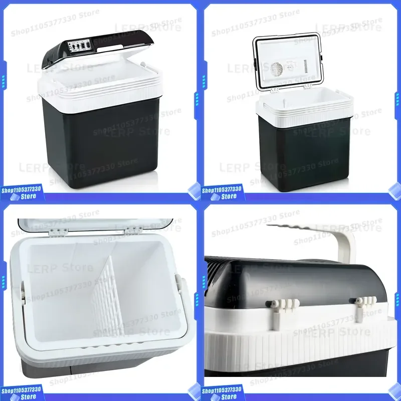 Portable 24L Outdoor Fishing AC220V Car Fridge 12V Dc Cooler Box