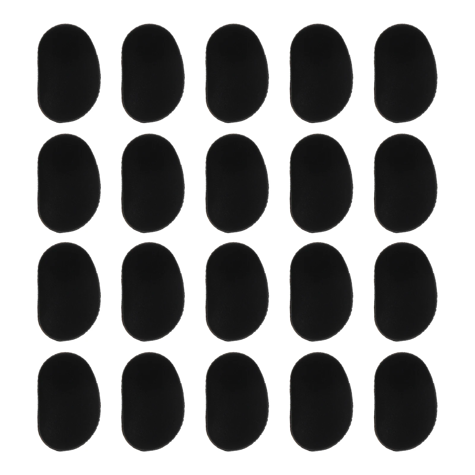 

20pcs Eyeglasses Nose Pads Premium Silicone Lightweight Non Cushion for Sunglasses Spectacles Plastic Frames Anti