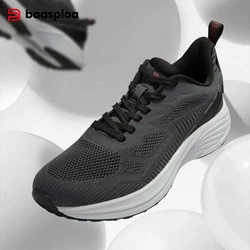 Baasploa Men Lightweight Running Shoes New Outdoor Professional Jogging Sport Shoes Male Casual Mesh Breathable Lace-up Sneakers