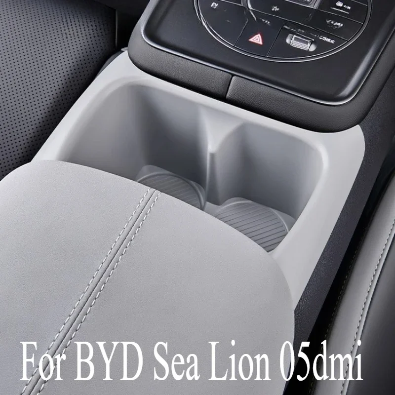 Central Control Water Cup For BYD Sea Lion 05dmi Silicone Cover Holder Coaster Interior Storage Supplies Modified Accessories