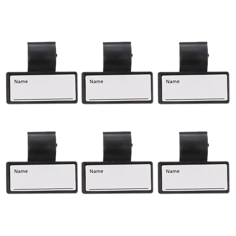 

Stethoscope Name Card Marker Labels Double-Side Hand-Held Identification Tags Clips