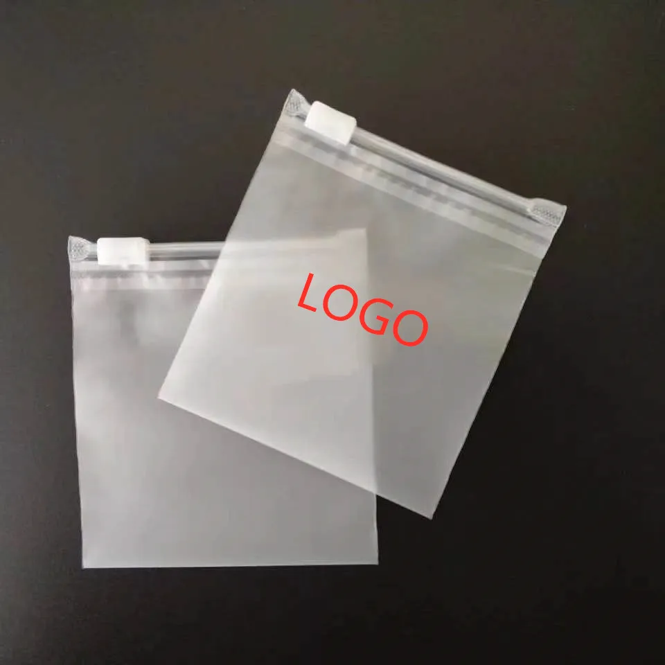 

Frosted Self Sealing Plastic Bag Zipper Bag Clothing Accessories Jewelry Storage Bag Small Size Packaging Bag Customized Logo