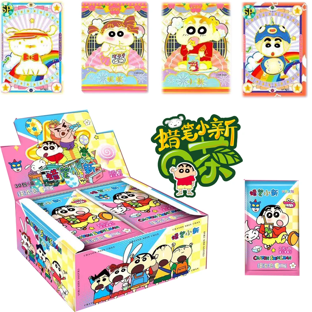 

Crayon Shin-chan Card for Anime Characters Children's Toy GiftsParty Bag Nohara Misae Nohara Hiroshi Rare Collection Card