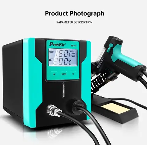 Pro'sKit SS-331H 전기 주석 흡입 펌프 납땜 인두 주석 총 주석 슬래그 흡입 장치 완전 자동 및 강력한 주석 흡입 장치