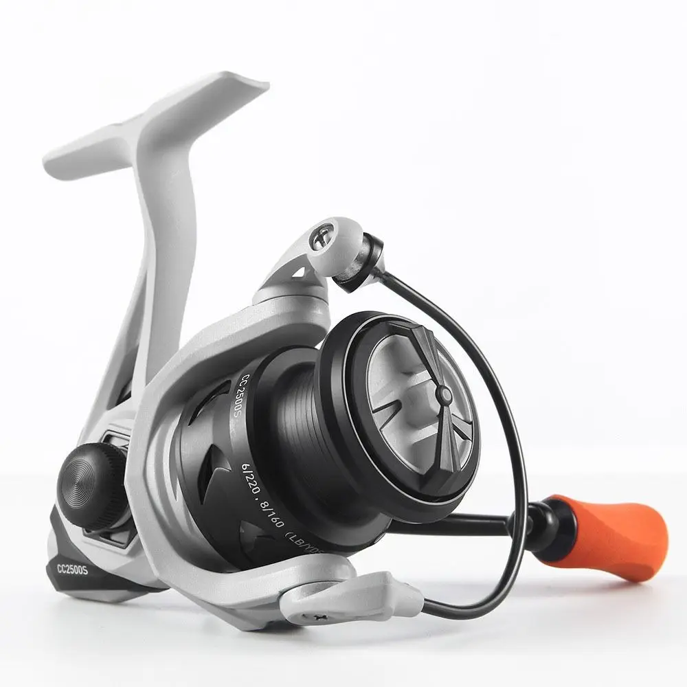 CC1500-4000 Spinning Fishing Reel 5.2:1 Gear Ratio 4+1BB Spinning Reel 8kg Max Drag Fishing Gear Sea Pole Reel Saltwater