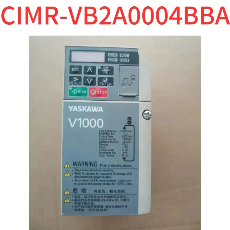 

Second-hand test OK CIMR-VB2A0004BBA V1000 inverter 0.4kw/0.75kw-220v