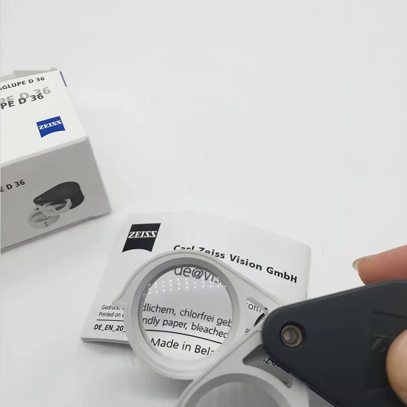 Zeiss D36 3x & 6x Lenses Folding Loupe Achromatic-Aplanatic Optics Dual Magnification for for Jewelry & Inspection
