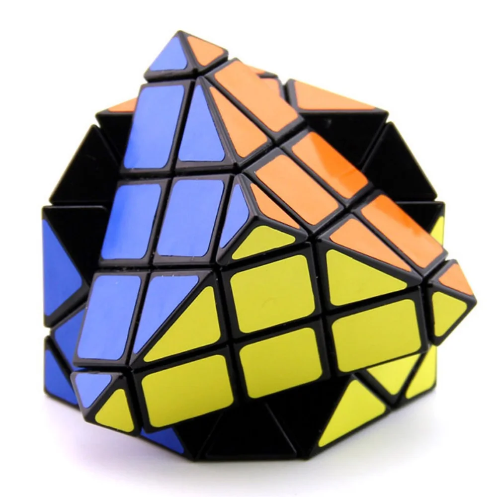 Lanlan 8 As Hexahedron 6 Oppervlak Bochtige 4 Lagen Scheefjes Professionele Magische Kubus Snelheid Puzzel Antistress Speelgoed Cubo Magico Cadeau