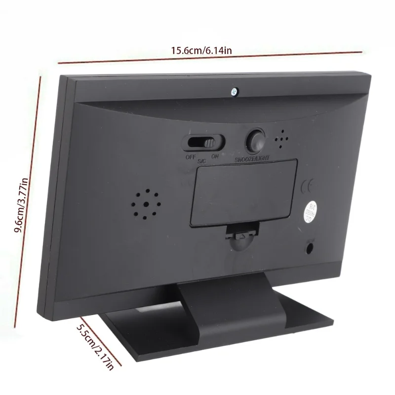 F2 Intelligent Digital Display Weather Clock Wireless Temperature Humidity Meter With Calendar Color