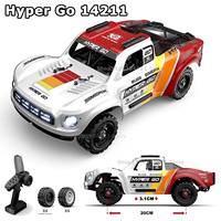 1/14 MJX Hyper Go 14211 Brushless Rc Car metal monster remote control car 45a Esc Powerful Power Desert 70KM/H (3s) Short Card