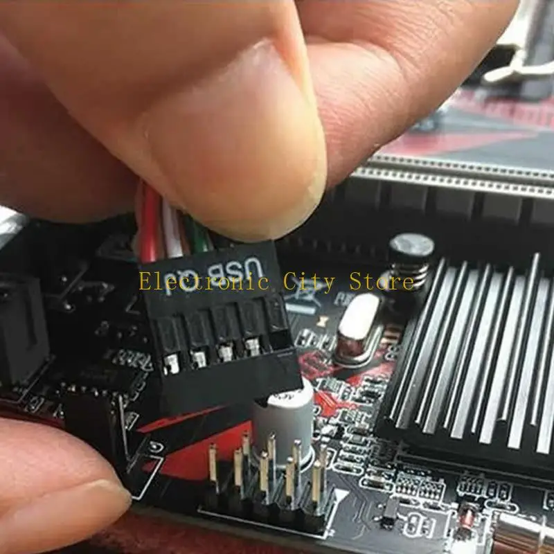 PC Computer Contable Contains Case Front Panel USB 3,5 mm PRZEDNIE USB2.0 WKRÓT KOŃCOWY PRZEDSTAWY MIKROFONY Kabel słuchawkowy