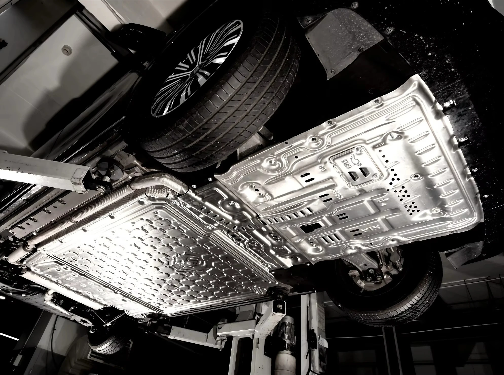 BYD XIA TANG YUAN SONG QIN HAN Plus 차량용 하부 배터리 보호 엔진 커버 스키드 플레이트 액세서리 부품 차체