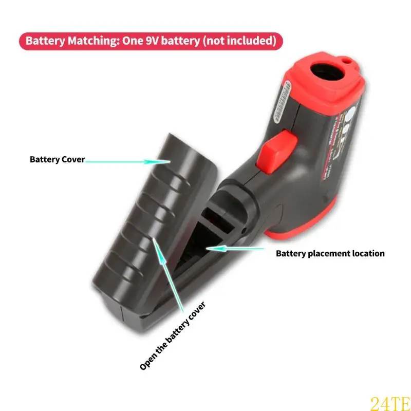 

24TE -32℃～400℃ /-25.6℉～752℉ Not Contact IR Thermometers IR Thermometers Handheld