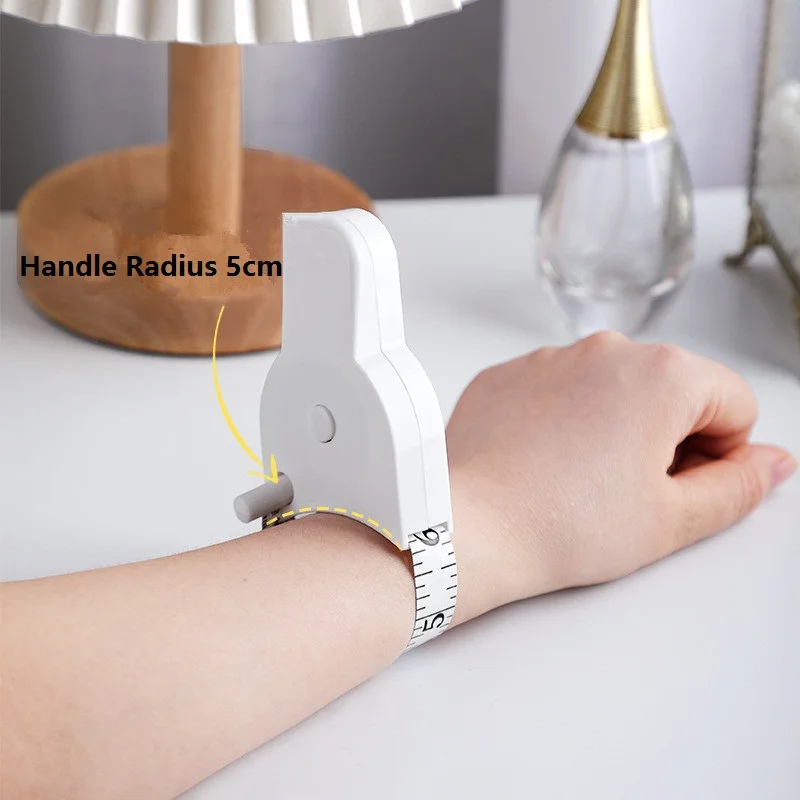 Mini 150cm Y-shaped Circumference Measuring Waist Chest Hip Body Size Automatic Measurement Ruler Plastic Tape Measure