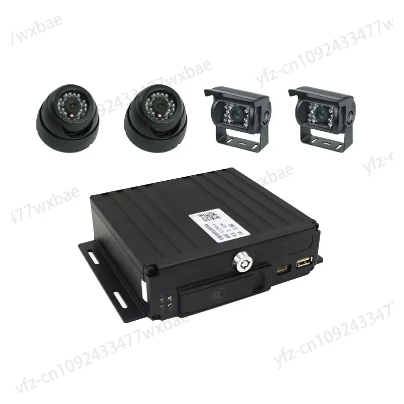 Mobile DVR GPS Location Truck School Bus Car 4 Channel Video Recording Wifi 4G GPS