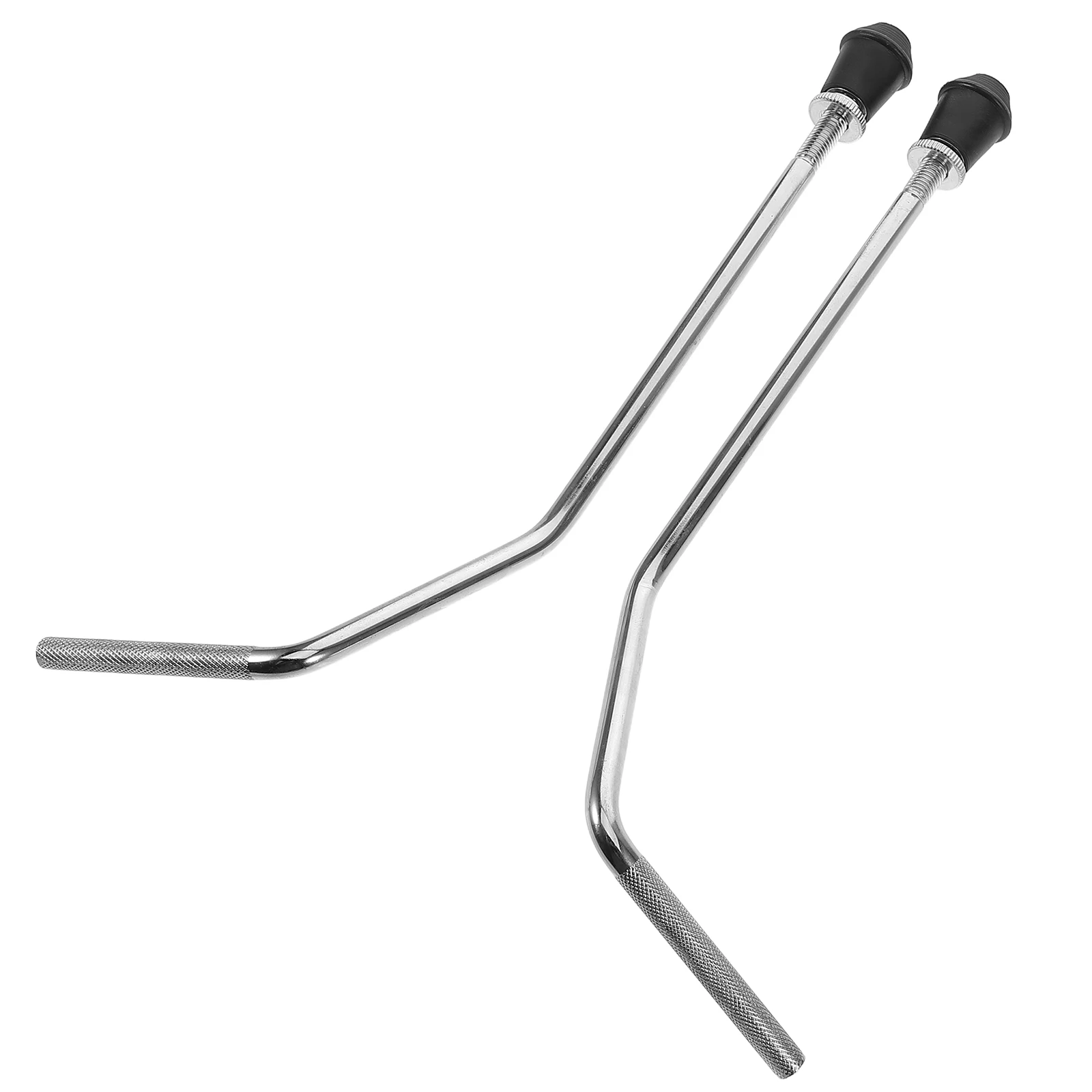 

2 Pcs Drum Kit Anti Skid Feet Floor Rods Adjustable Legs Bass Mount Accessory Component
