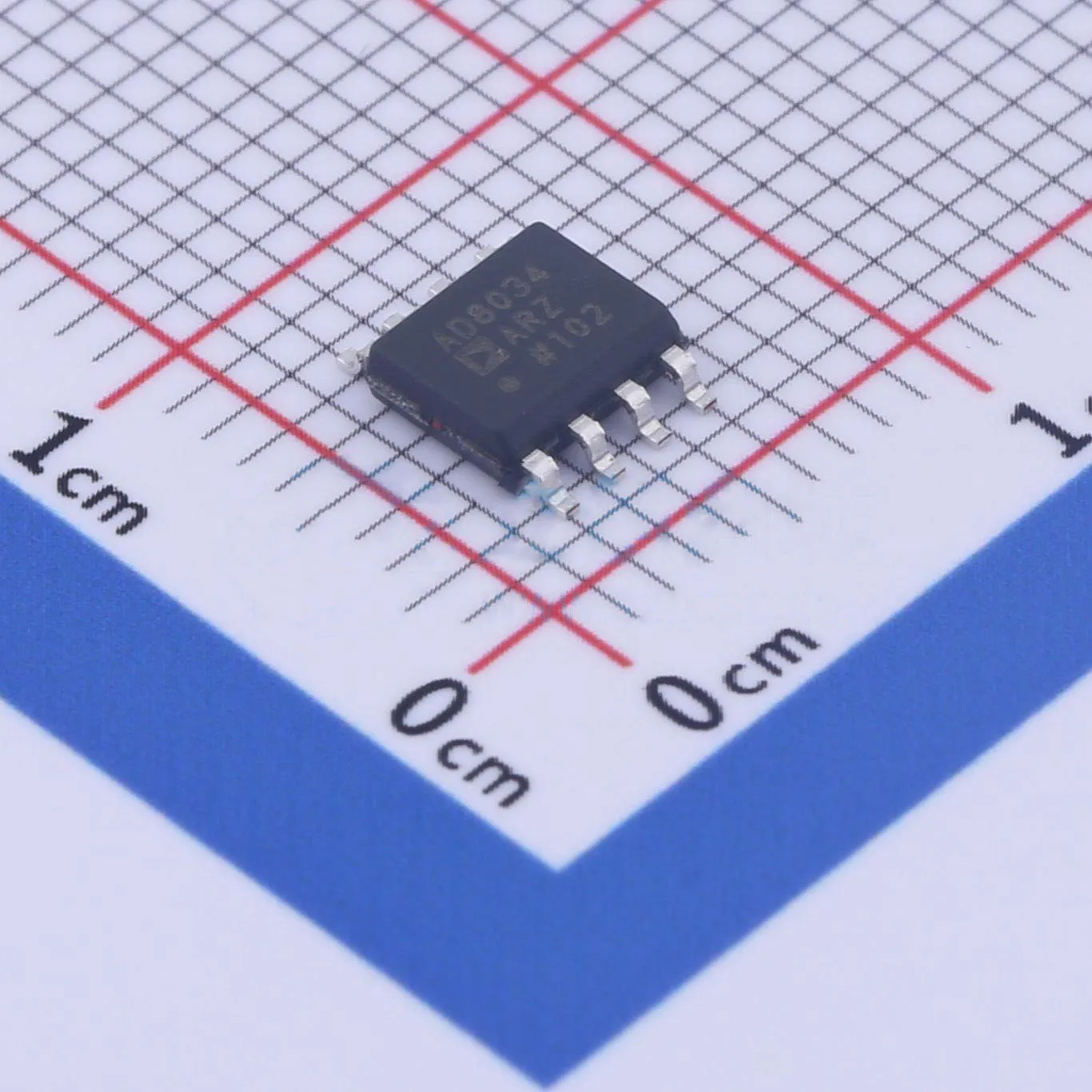 1-10PCS AD8034ARZ AD8034 SOIC-8 Dual High Speed Op Amp 80MHz Low Power Operational Amplifier New Original