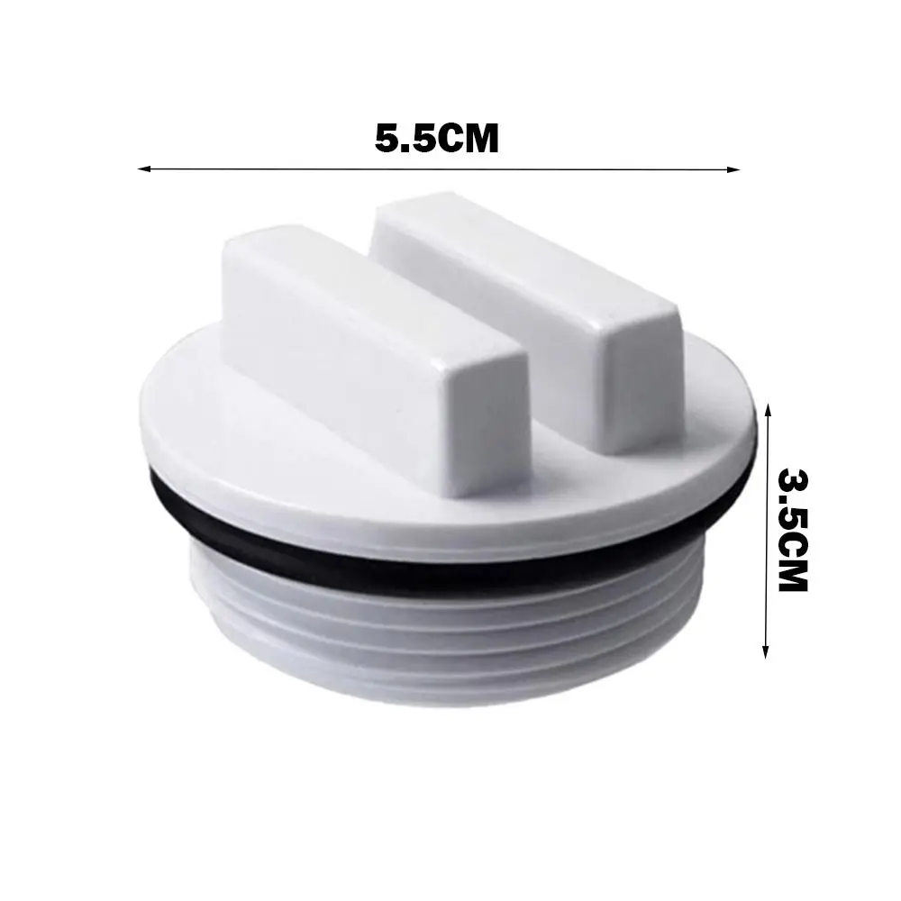 플라스틱 수영장 방한 플러그, 씰링 플러그, 화이트 블랙, 범용 수영장 플러그, 스토퍼 수영장 플러그