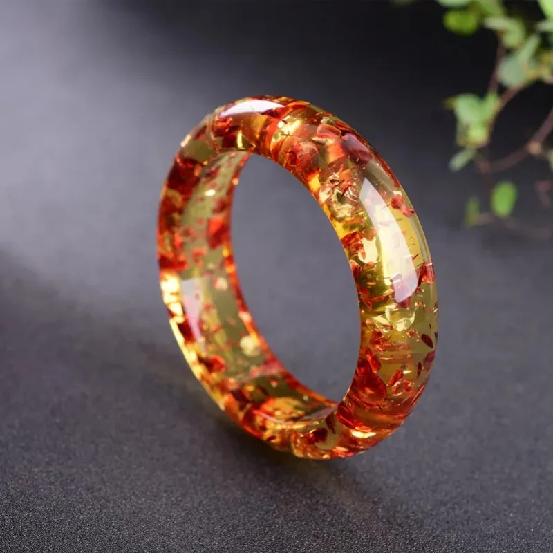 

Flower Amber Bracelet, Fashionable and Elegant Temperament Versatile Jewelry