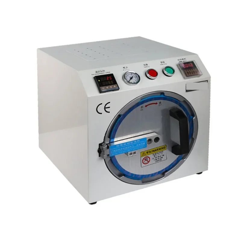 Mesin layar penekan ponsel kecil, mesin Defoaming, mesin vakum kecil Medium besar 800w untuk ponsel