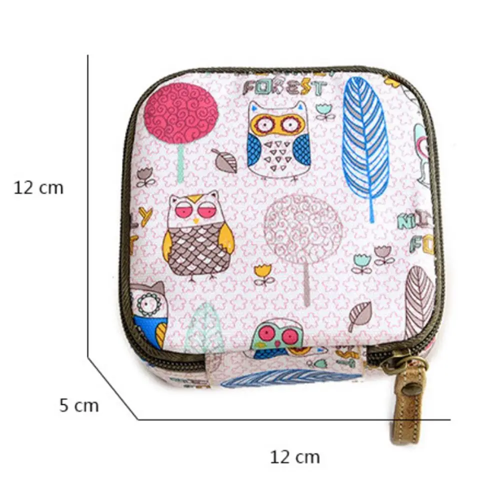 Monedero portátil impermeable Simple con cremallera, bolsa de maquillaje, bolsa de cosméticos, bolsa de almacenamiento de servilletas sanitarias, bolsa de almohadilla sanitaria