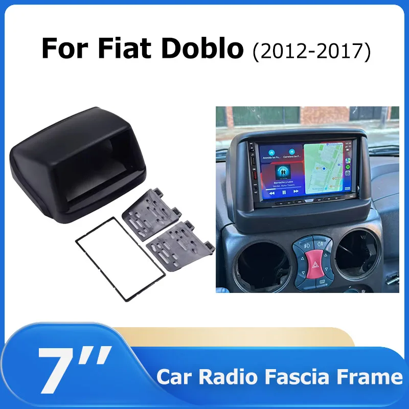 

7inch Car Radio Panel Mounting for Fiat Doblo 2002-2017 Install Dash Panel Mounting Bezel Frame Kit Android Radio Face Frame