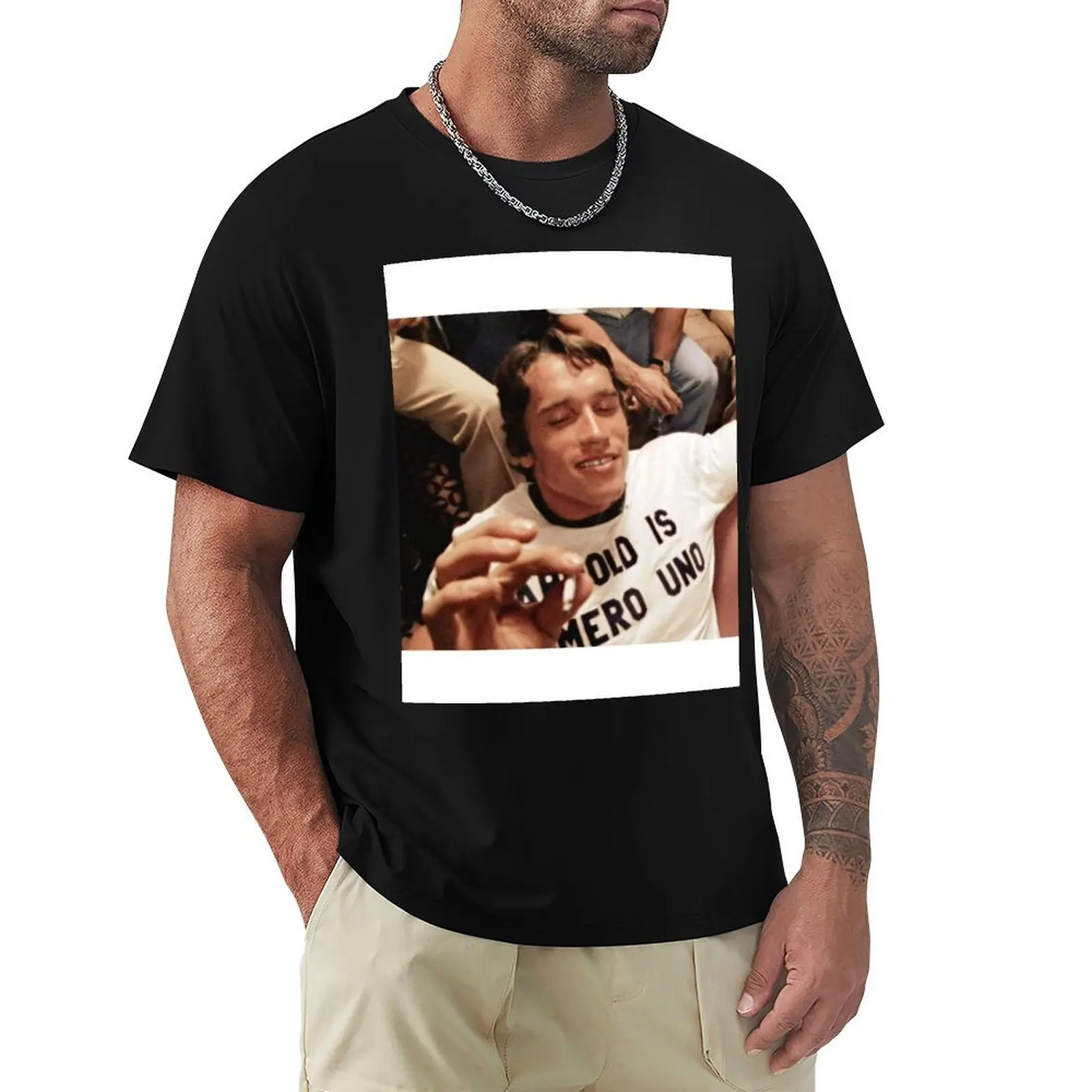 

Arnold Is Numero Uno Iconic T-Shirt vintage cute tops vintage t shirts graphic t shirts mens graphic t-shirts hip hop